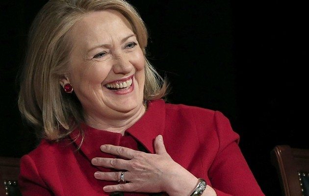 Elizabeth Banks' Whohaha-HIllary Clinton Laughing
